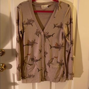Shark cardigan